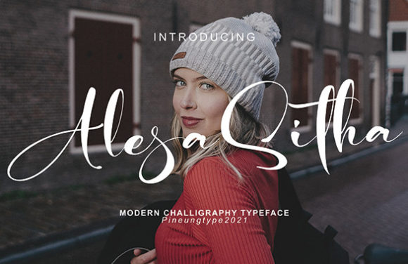 Alesa Sitha: A Premium Script Font for Authentic Editorial Design