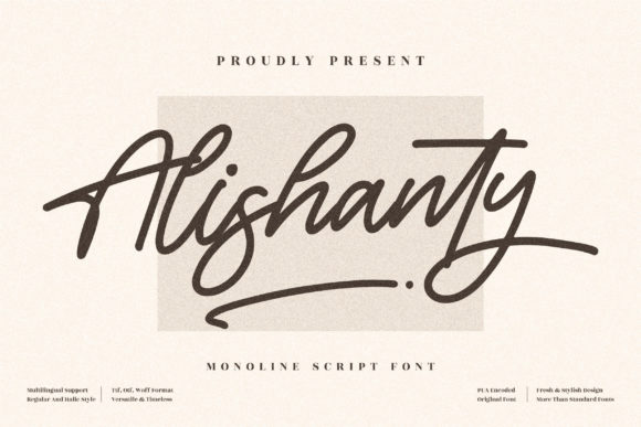 Alishanty Font: A Playful Script for Creative Campaigns