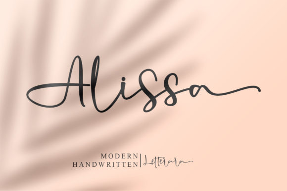 Alissa: A Stylish Font for Campaigns