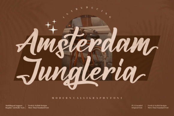 Amsterdam Jungleria Font for Creative Campaigns
