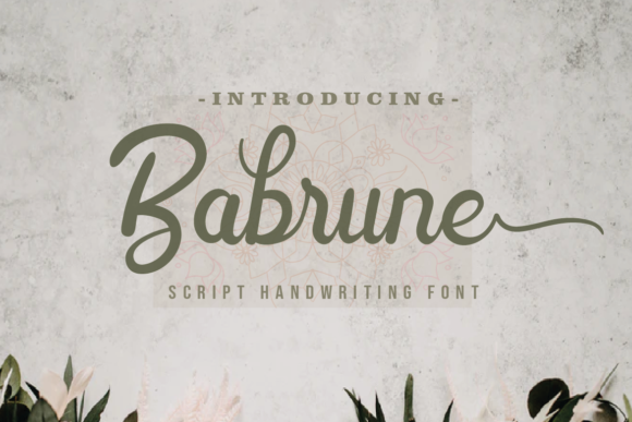 Babrune Font for Web Design