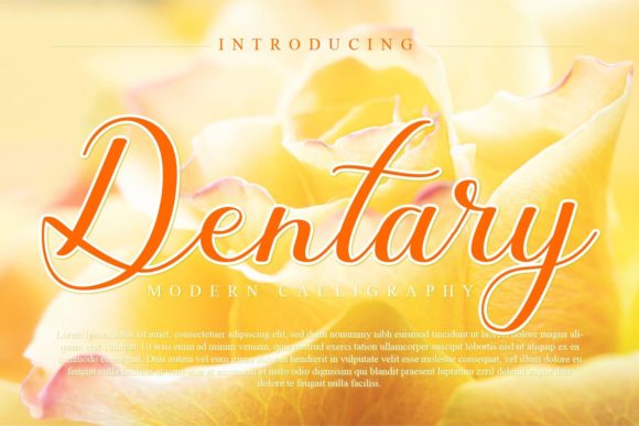 Dentary: A Script Font for Business Branding