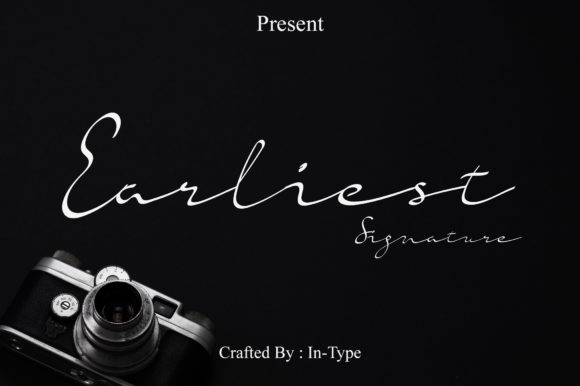 Earliest Signature Font for Creative Campaigns