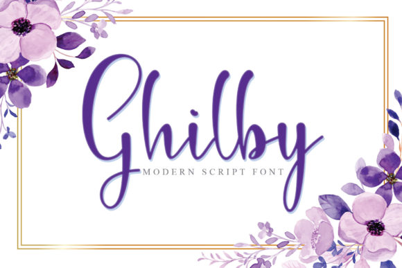 Ghilby Font: Elegant Script for Creative Projects