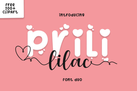 Lilac Prili: A Premium Script and Sans Serif Font for Editorial Design