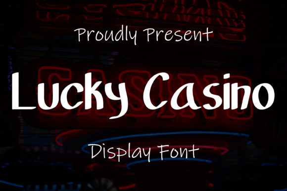 Lucky Casino Font for Web Design