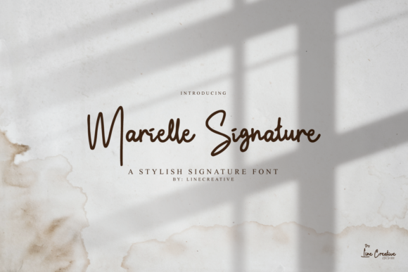 Marielle Signature Font for Creative Projects