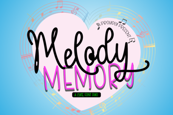 Melody Memory Font for Business Branding