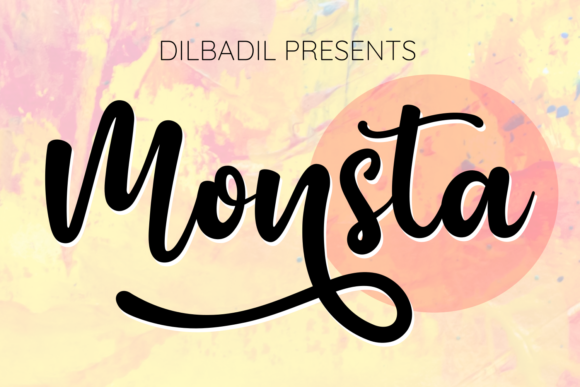 Monsta: A Script Font for Elegant Design