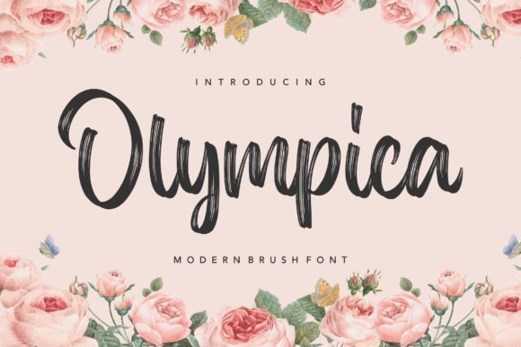 Olympica Font for Editorial Design
