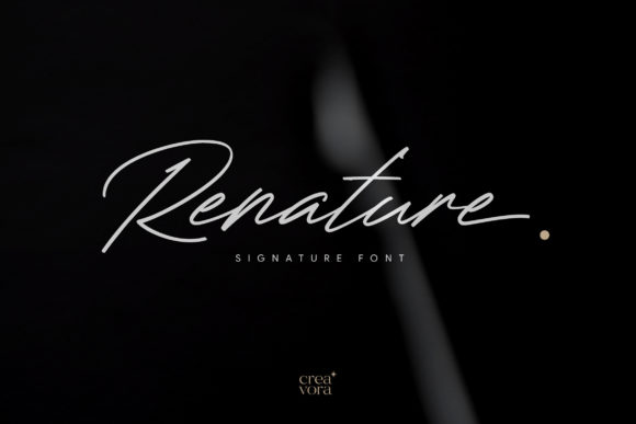 Renature Font for Creative Design
