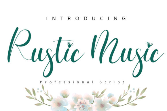 Rustic Music Font for Creative Projects