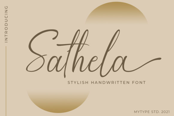 Sathela: A Script Font for Elegant Branding