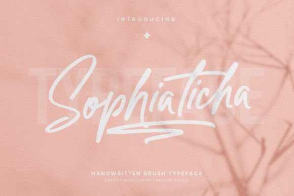 Sophiaticha Font for Business Branding