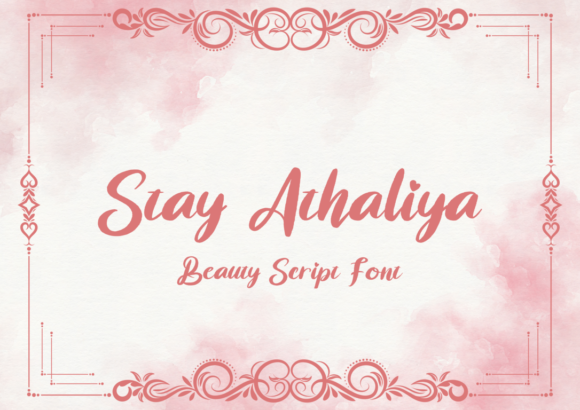 Stay Athaliya: Elegant Script Font
