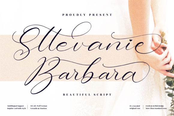 Sttevanie Barbara Font for Polished Branding and Creative Projects