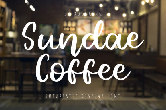 Sundae Coffee Font for Creative Projects