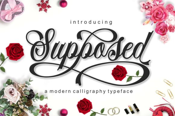 Supposed Font for Creative Projects