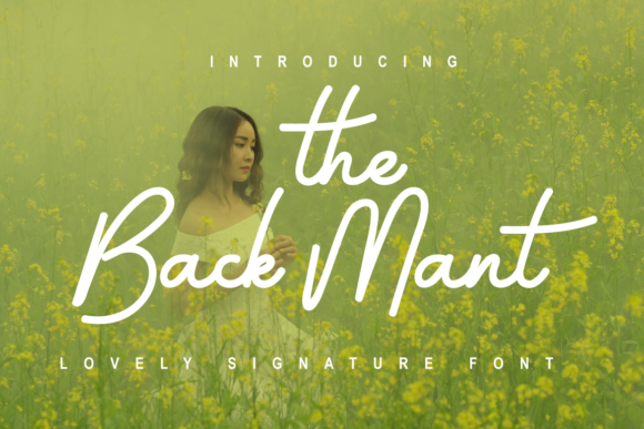 The Back Mant Font for Elegant Branding