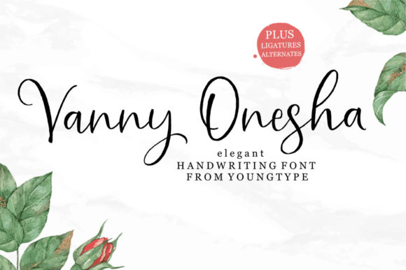 Vanny Onesha: A Sophisticated Script Font for Crafters and Creators