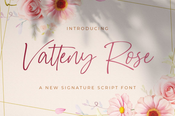 Vatteny Rose Font Review