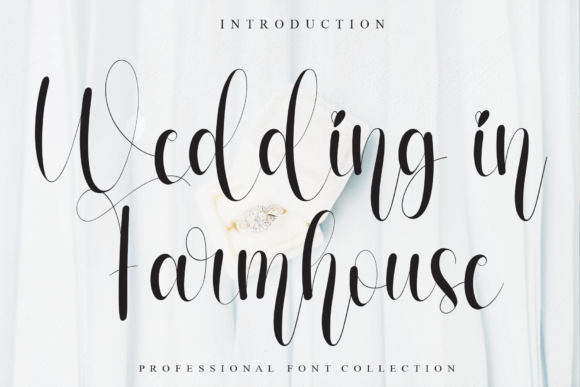 Wedding in Farmhouse Font for Creative Projects
