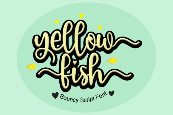 Yellow Fish Font: A Playful Script for Editorial Design